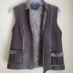 J. McLauglin Leather Vest - Size Small